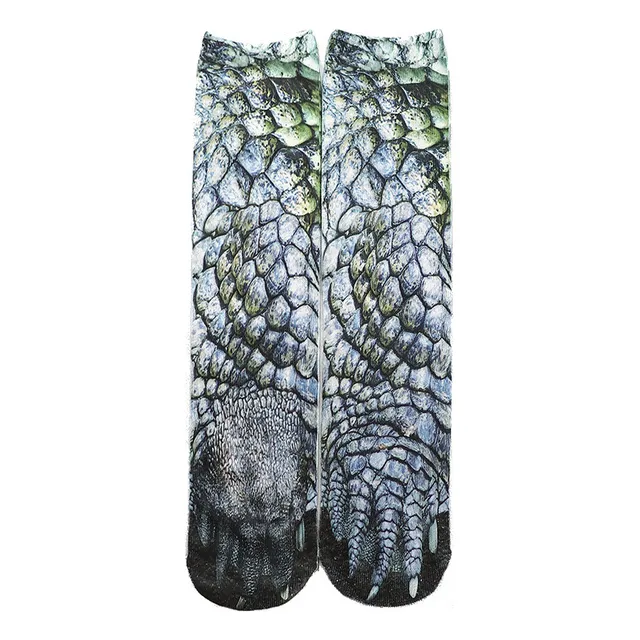 2 Pares De Medias Unisex Con Patas De Gato Y Perro Para Adul