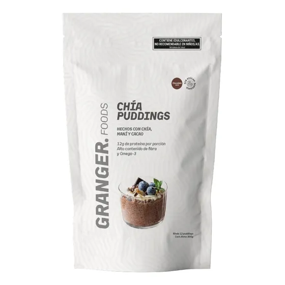Granger Foods Chia Puddings Sabor Chocolate 300g