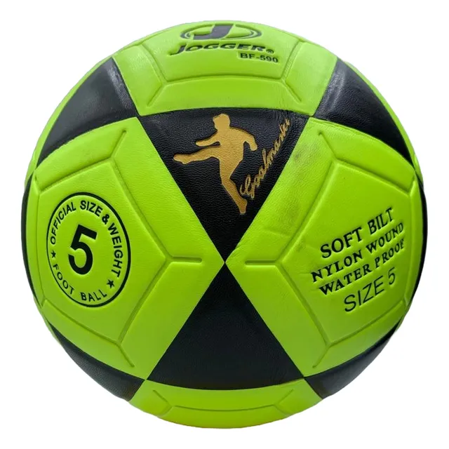 Balon De Futbol N°5 Color Verde Jogger Para Niños
