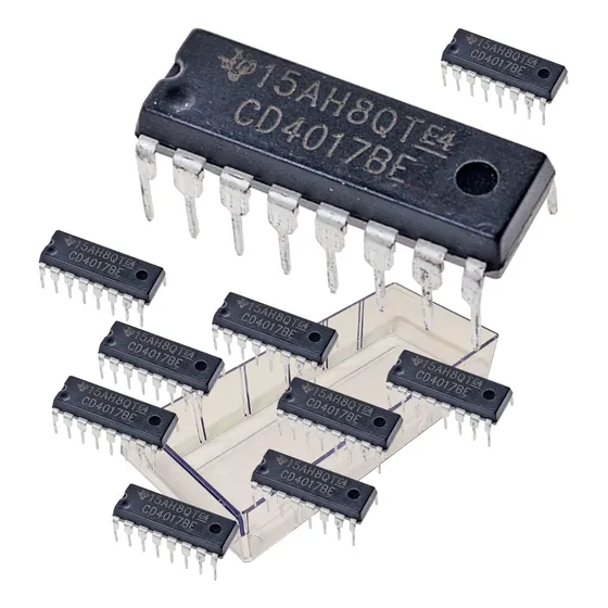 Circuito Integrado Cd4017 (10 Peças) Dip-14 Envio Imediato