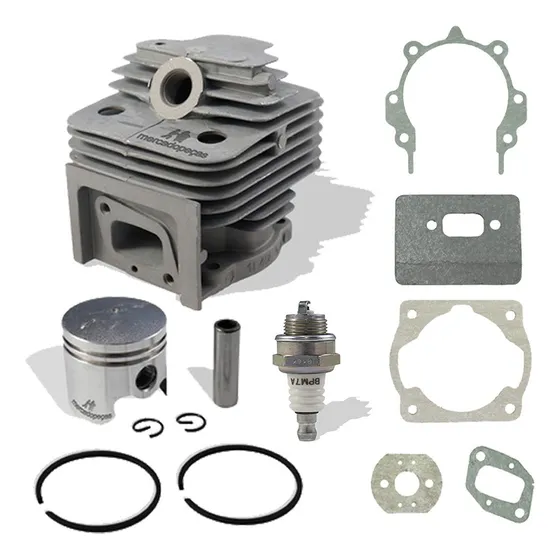 Kit Cilindro Juntas Vela Roçadeira Vulcan 43cc Vr430p