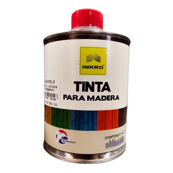 Tinta Para Madera Caramelo Quimidal 500ml