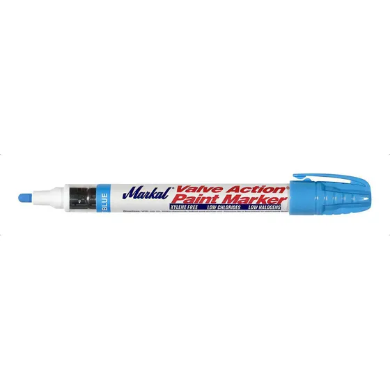 Marcador Fibra Pintura Fibron Markal Valve Action - Made Usa Color Celeste