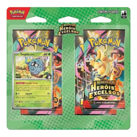 Blister Quadruplo Pokémon Tangela Heróis Excelsos Me 02.5