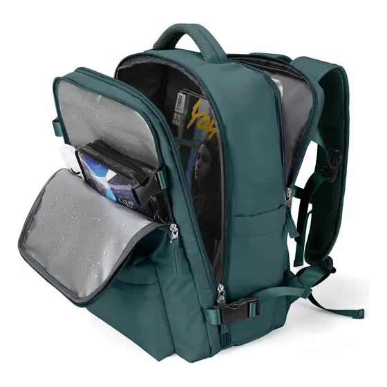 Mochila Viaje Grande Con Usb Varias Reparticiones Uniteduy