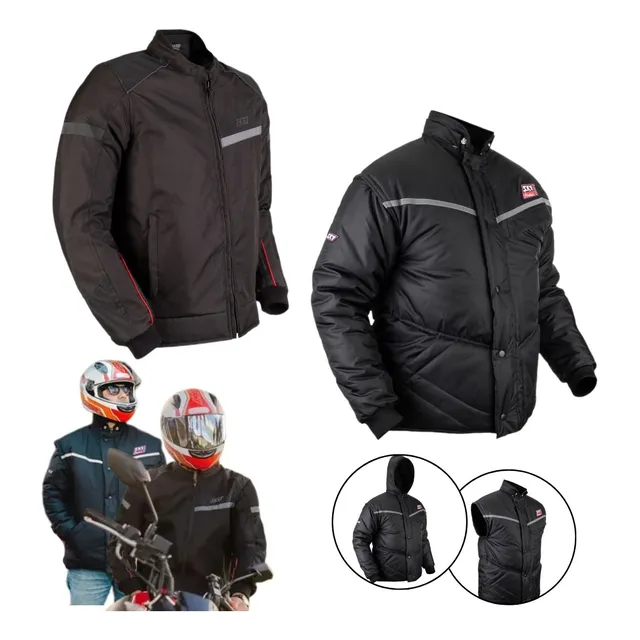 Jaqueta Moto Masculina Impermeavel Com Proteção Texx Sky