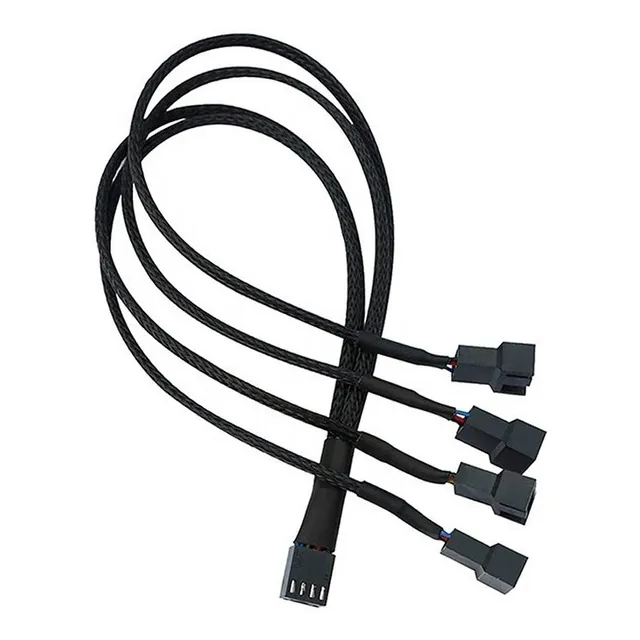 Cable Pwm 4 Pines, Splitter Cooler Para 4 Ventiladores