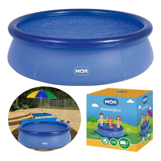 Piscina Splash Fun Redonda Inflável 2400 Litros - Mor Piscina Splash Fun Redonda Inflável 2400 Litros - Mor