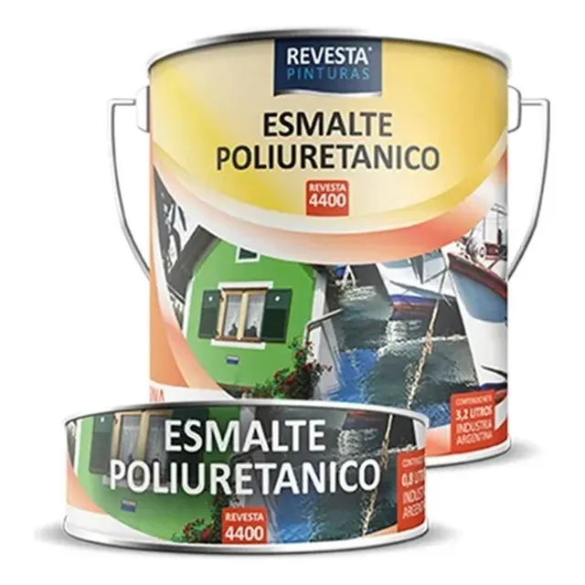 Pintura Nautica Poliuretano Revesta 4400 Bco P/barcos 1 Lts