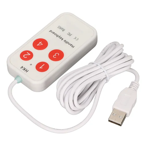 Teclado Com Alça, 4 Teclas, Bolso Usb Personalizado Programá