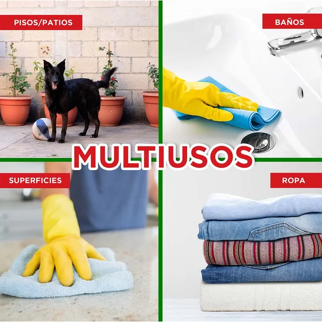 Detergente en Polvo Salvo Multiusos Triple Poder Limón Bicarbonato 4.5kg