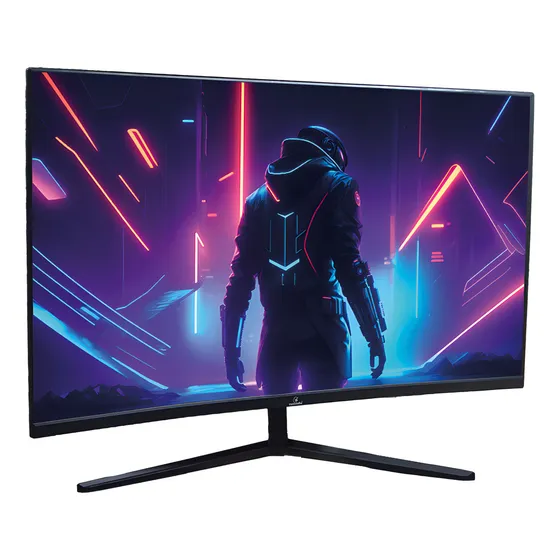 Monitor Concórdia gamer curvo C315Q 31,5'' 2K WQHD 165hz 1ms 2 HDMI DP ajuste de altura e rotação