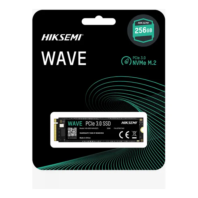 DISCO SSD 256 GB HIKSEMI WAVE PCIE 3.0 M.2 NVME COLOR NEGRO