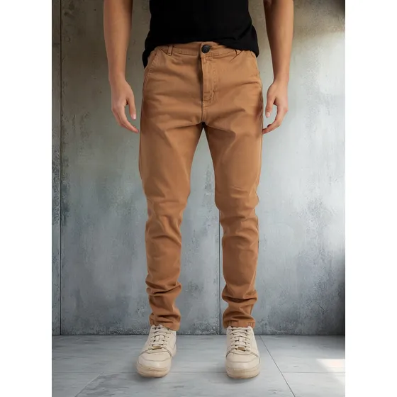 Pantalon De Hombre Clasico Gabardina Talles Colores