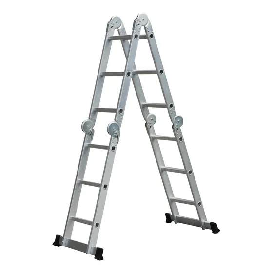 Escalera Aluminio Articulada 4x3 Reforzada N.europ. El Galgo