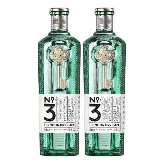 N°3 London Dry Gin 700ml X 2 Unidades