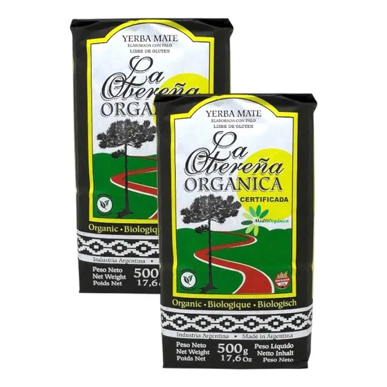 Yerba Mate Orgánica Obereña 500g - Pack X 2 Unidades