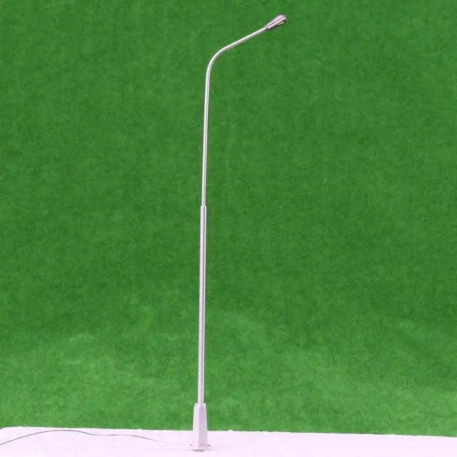 Lyws 5pcs 1 50 Metal Modelo Calle Luz Farola Sola Cabeza