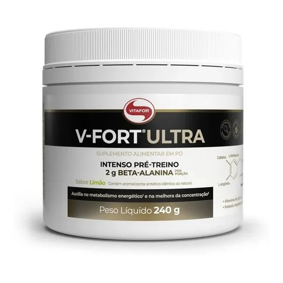 V-fort Ultra Pré Treino Intenso Vitafor 240gr