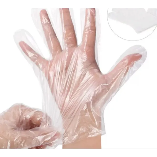 Guantes Desechables Polietileno Pack 200 Unidades