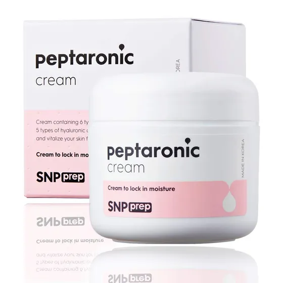 Snp Peptaronic Cream Péptidos Hialurónicos Cosmética Coreana