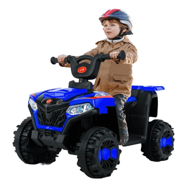 Quadriciclo Infantil Elétrico 6v Com Marchas Azul Zippy Toys Quadriciclo Infantil Elétrico 6v Com Marchas Azul Zippy Toys