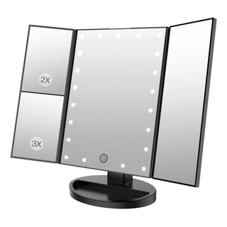 A ¡caliente! Espejo Led De Maquillaje Tríptico Ajustable A ¡caliente! Espejo Led De Maquillaje Tríptico Ajustable