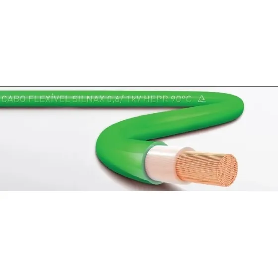 Cabo Flexivel Nax 0,6/1kv 70mm Verde 1 Metro Cobrecom Imetro