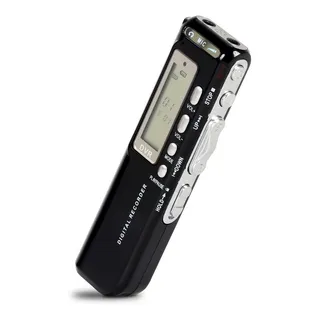 Mini Gravador Digital Grava Até 140 Hs Direto Portåtil Cor Preto Mini Gravador Digital Grava Até 140 Hs Direto Portåtil Cor Preto