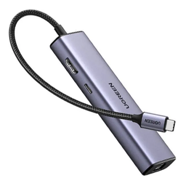 Hub Usb-c 6 En 1 Ugreen 3 Usb-a, 1 Usb-c, Hdmi 4k/30hz