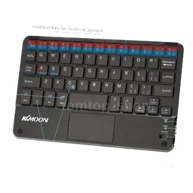 59keys Ultra Slim Bt Mini Teclado Con Pad Táctil Para Tablet
