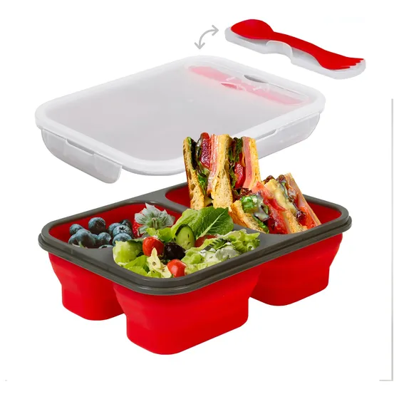 Contenedores De Almacenamiento De Alimentos Plegables 7m45u