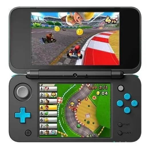 Nintendo 3ds New 2ds Xl Mario Kart 7 Bundle Color Negro Y Tu