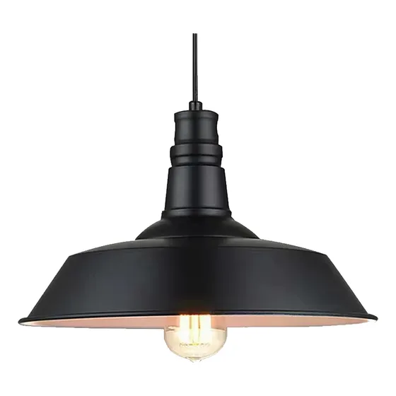 Lampara Colgante Moderna Negro