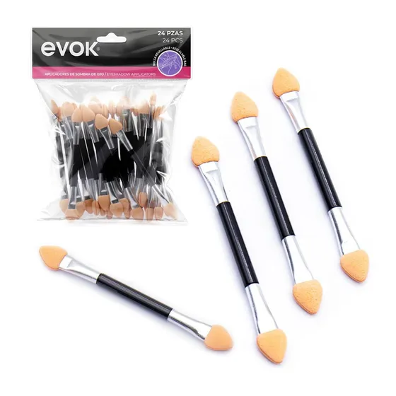 Aplicadores De Sombra Evok 24 Piezas