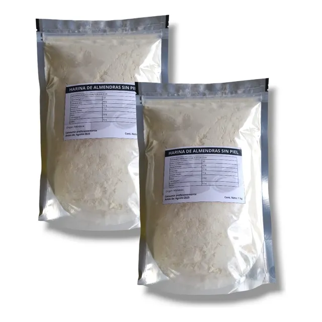 Harina De Almendras Sin Piel X 2 Kg - Nacional Extra Fina