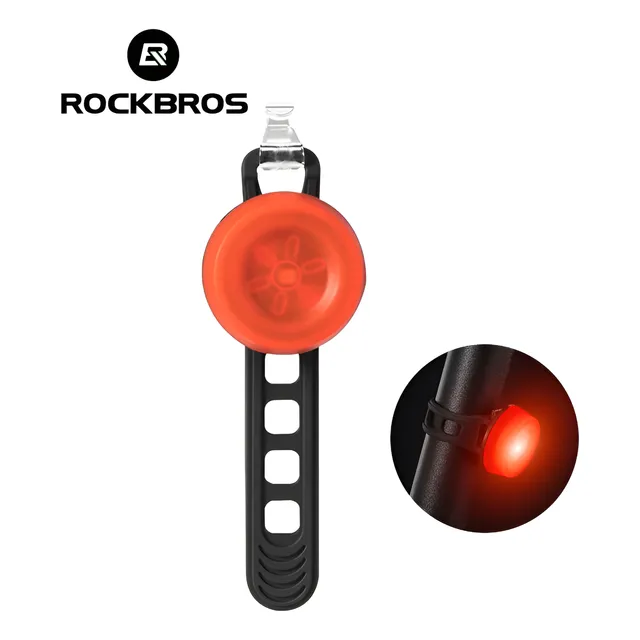 Luz Linterna Trasera Bolso Casco Bicicleta Ciclismo Rockbros
