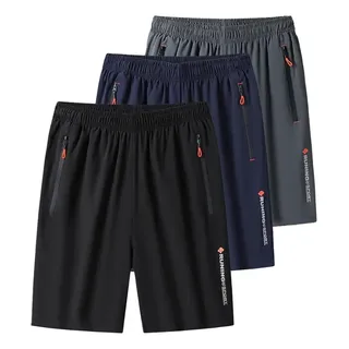 Kit 3 Bermudas Secagem Rápida Academia