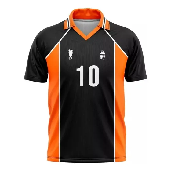 Camisa Camiseta Uniforme Karasuno Hinata - Haikyuu Dryfit