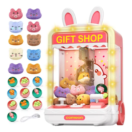 Máquina De Garras De Juguete Para Niños Con Lámpara Música