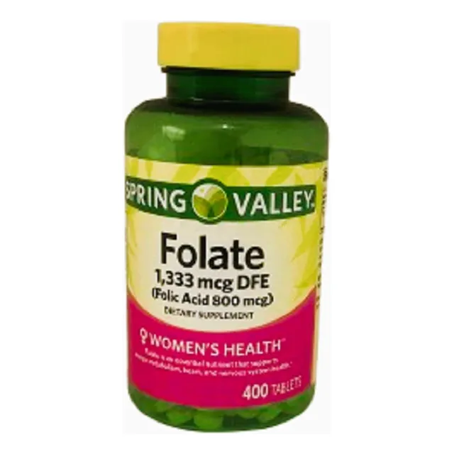 Folate 1333mcg  400tabs   Spring  Valley
