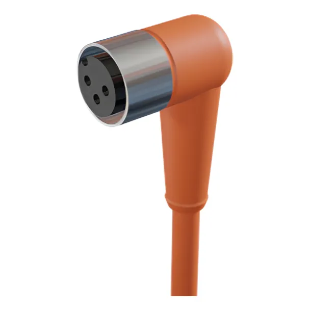 Conector M12 90°hembra 3pin (hilos) Pnp Led 2m