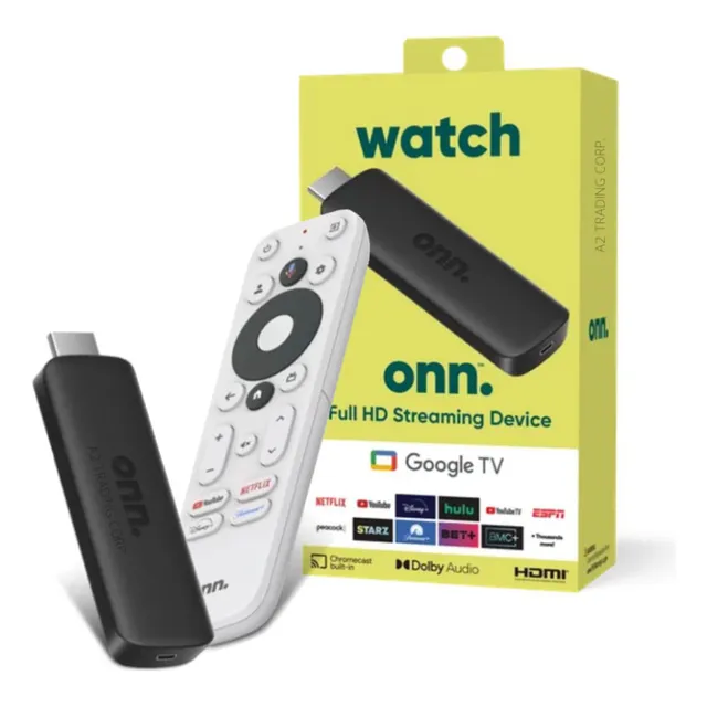 Convertidor A Smart Tv Onn Google Tv Streaming Hd Color Negr Color Negro