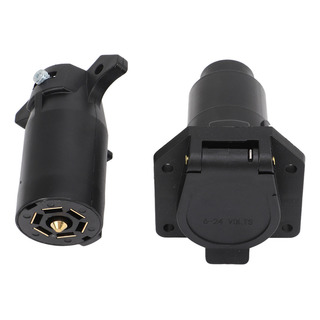 Adaptador De Cableado De Remolque Redondo Hembra De 7 VĂas Adaptador De Cableado De Remolque Redondo Hembra De 7 VĂas