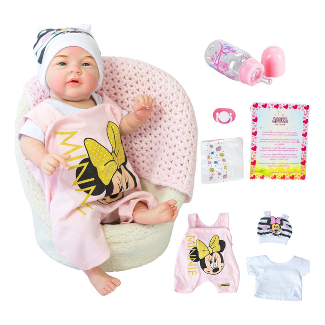 Boneca Reborn Realista Menina Mary Silicone Envio Imediato Boneca Reborn Realista Menina Mary Silicone Envio Imediato