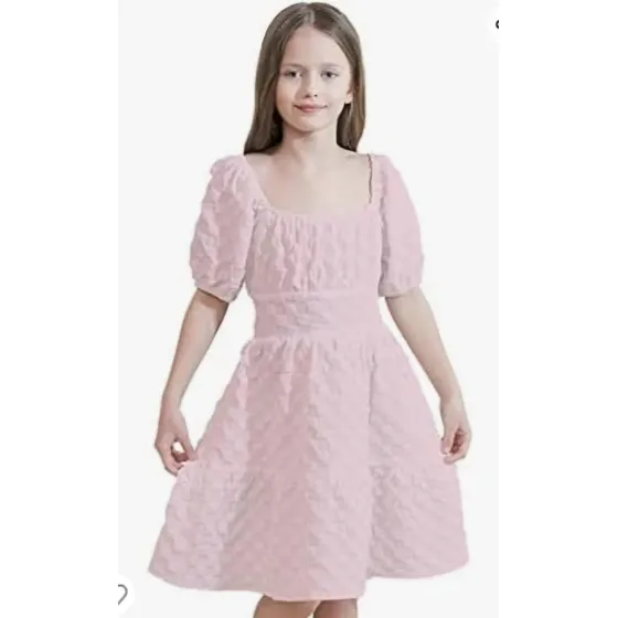 Vestido Rosado Casual Niña Talla 9