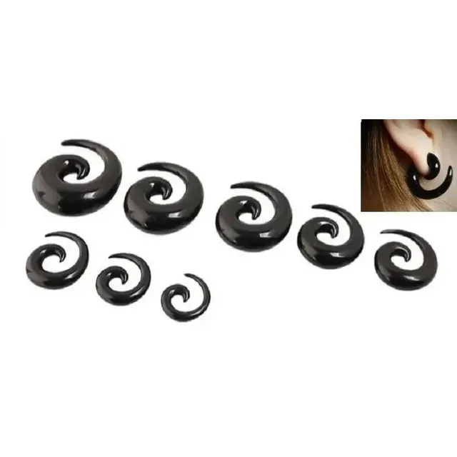 Piercings Expansores Espiral De Orejas X 8 Piezas