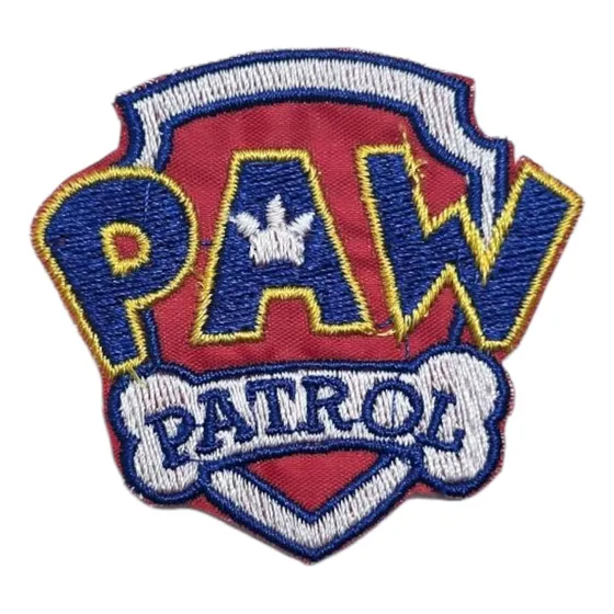 Parche Aplique Bordado Termoadhesivo Infantil Paw Patrol