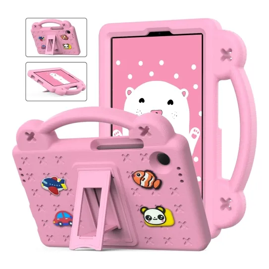 Funda Para Galaxy Tab A9 8.7   Goma Correa Uso Rudo Osito