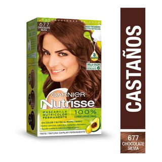 5 Pzas De Tinte Para Cabello Garnier Nutrisse 677 Chocolate 5 Pzas De Tinte Para Cabello Garnier Nutrisse 677 Chocolate